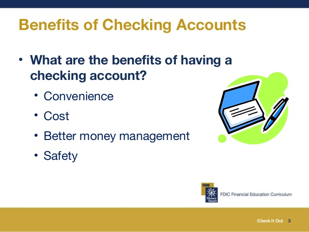 benefits of checking accounts